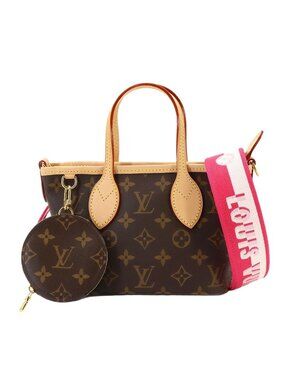 Louis Vuitton Monogram Neverfull BB 2-Way Bag Rose Peony